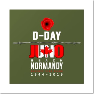 D Day Juno Beach Anniversary Posters and Art